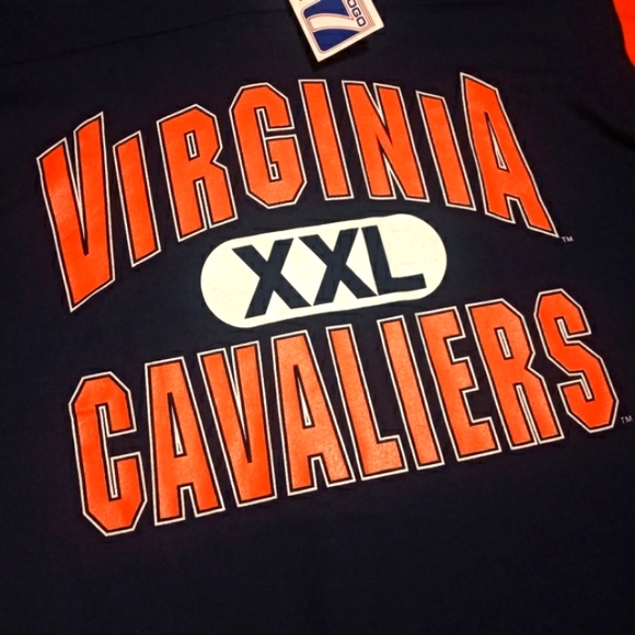 Virginia Cavaliers vintage 90s deadstock Logo 7 NCAA football jersey NWT - Picture 2 of 8